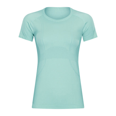 Women's Slim Breathable Yoga Round Neck T-Shirt