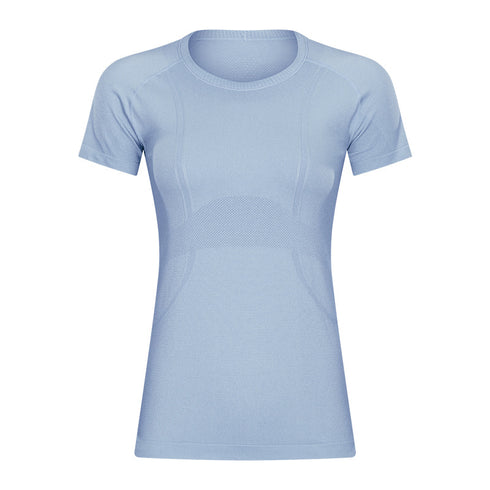 Women's Slim Breathable Yoga Round Neck T-Shirt