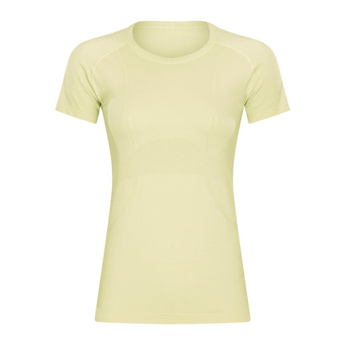 Women's Slim Breathable Yoga Round Neck T-Shirt