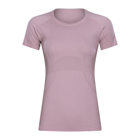 Women's Slim Breathable Yoga Round Neck T-Shirt