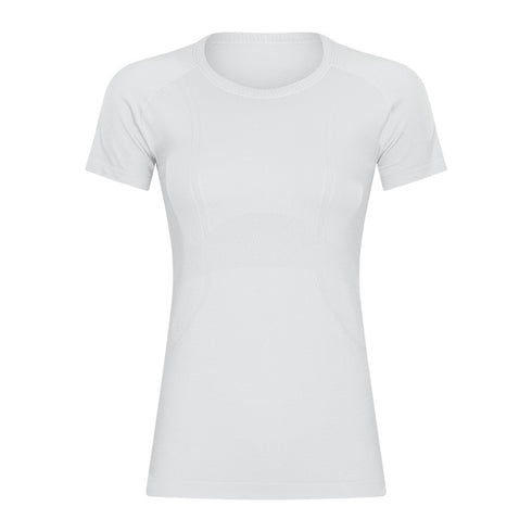 Women's Slim Breathable Yoga Round Neck T-Shirt