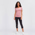 Women's Slim Breathable Yoga Round Neck T-Shirt