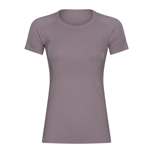 Women's Slim Breathable Yoga Round Neck T-Shirt