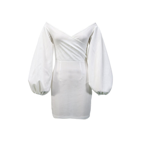Women's Slim Sexy Off Shoulder Dress with Hips