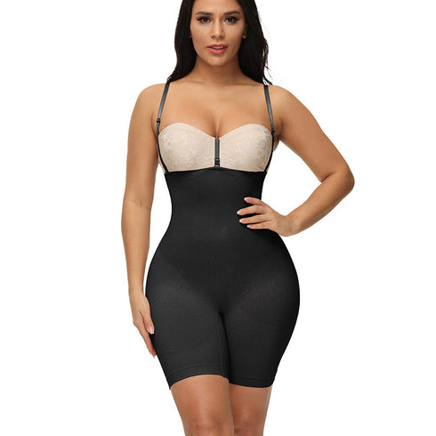 Women's Slimmer Tummy Control Open Bust Seamless Bodysuit