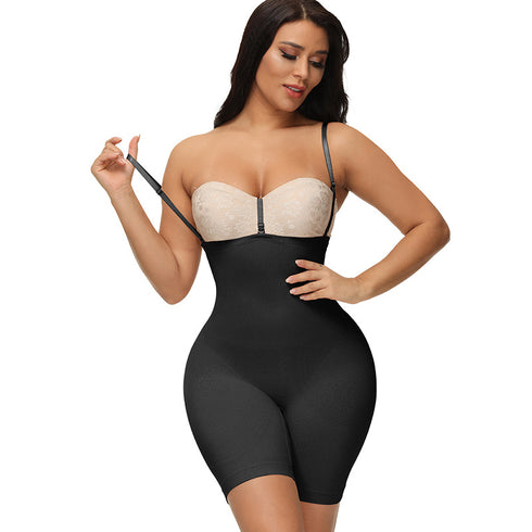 Women's Slimmer Tummy Control Open Bust Seamless Bodysuit