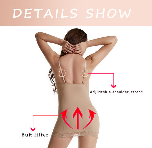 Women's Slimming Tummy Flatten Tight Shape Bra-Dress