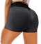 Women's Soft Solid Fitness Sport Hip Lift Yoga Shorts