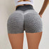 Women's Soft Solid Fitness Sport Hip Lift Yoga Shorts