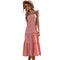 Women's Solid Color Halter Backless Casual Dresses