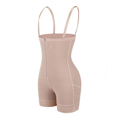 Women's Spaghetti Strap Butt Lifters Open Bust Shapewear