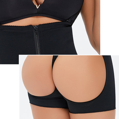 Women's Plus Size Spaghetti Strap Fajas Colombian Butt Lifter Shapewear