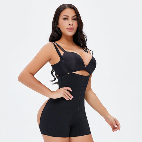 Women's Plus Size Spaghetti Strap Fajas Colombian Butt Lifter Shapewear