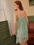 Women's Spaghetti Strap Lace Nightwear Pajama Dresses