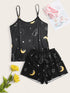 Women's Spaghetti Strap Vest Shorts Sleepwear Short Pajama Sets