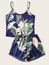 Women's Spaghetti Strap Vest Shorts Sleepwear Short Pajama Sets