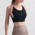Women's Sport Quick Dry Zipper Bra Detachable Bra Pads