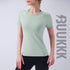 Women's Sport Skinny Slim Yoga Short Sleeve T-Shirt