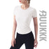 Women's Sport Skinny Slim Yoga T-Shirt with Bra Pads
