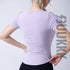 Women's Sport Skinny Slim Yoga T-Shirt with Bra Pads