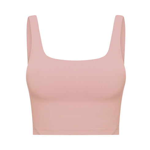 Women's Sport U Back Tank with Detachable Bra Pads