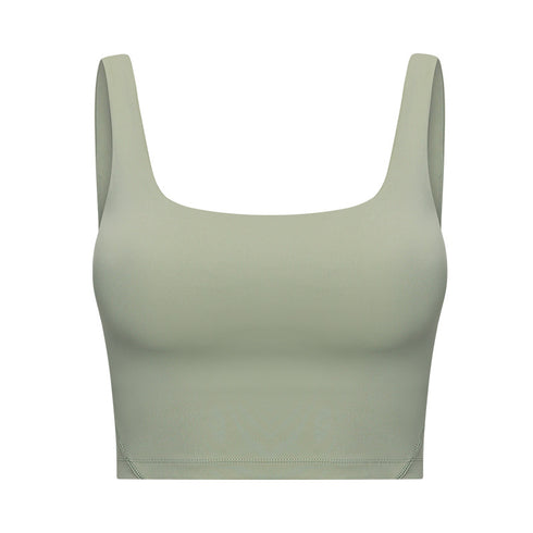 Women's Sport U Back Tank with Detachable Bra Pads