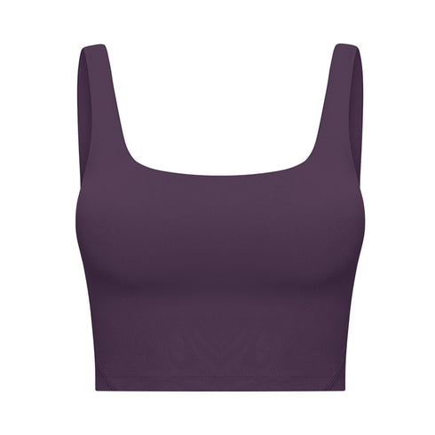 Women's Sport U Back Tank with Detachable Bra Pads