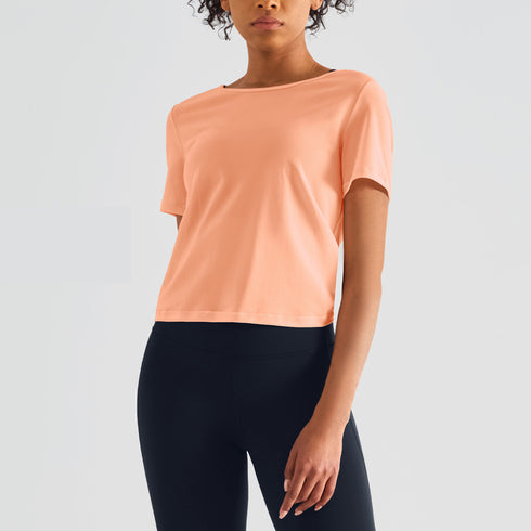 Women's Sport Yoga Naked Feeling Breathable Loose T-Shirt