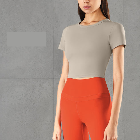 Women's Sport Yoga Naked Feeling Stretchy T-Shirt