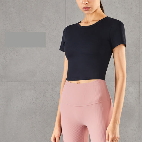 Women's Sport Yoga Naked Feeling Stretchy T-Shirt