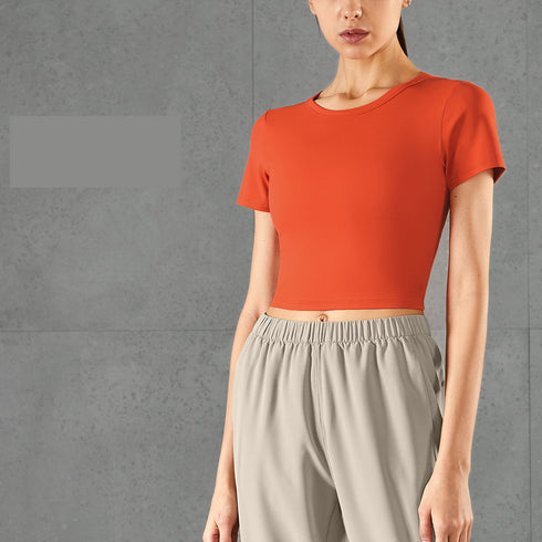 Women's Sport Yoga Naked Feeling Stretchy T-Shirt