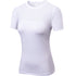 Women's Sport Yoga Stretch Short Sleeve Quick Dry T-shirt