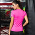 Women's Sport Yoga Stretch Short Sleeve Quick Dry T-shirt