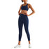 Women's Sports Adjustable Bra High Waist Pants Yoga Suits