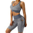 Women's Sports Bra High Waist Hip Lift Shorts Activewear Suits