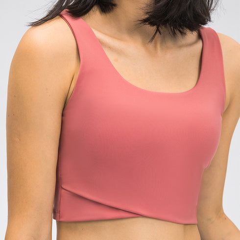 Women's Sports Bras Fitness Yoga U Back with Bra Pads