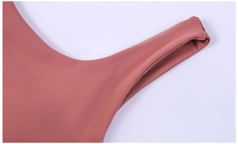 Women's Sports Bras Fitness Yoga U Back with Bra Pads