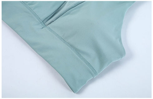 Women's Sports Bras Simple Running Yoga Round Neck Bra