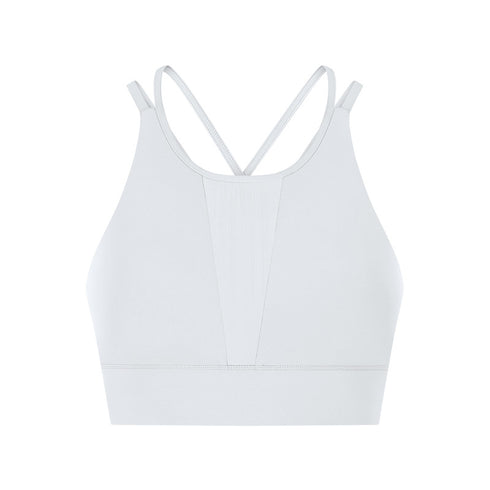Women's Sports Bras Simple Running Yoga Round Neck Bra