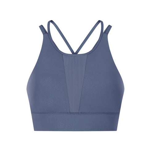 Women's Sports Bras Simple Running Yoga Round Neck Bra