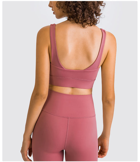 Women's Sports Bras U Back Athletic Running Bra