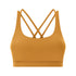 Women's Sports Fitness Spaghetti Strap Padded Bra