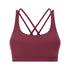 Women's Sports Fitness Spaghetti Strap Padded Bra