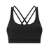 Women's Sports Fitness Spaghetti Strap Padded Bra