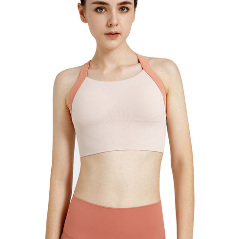 Women's Sports High Impact Support Bra Crisscross Back Tops
