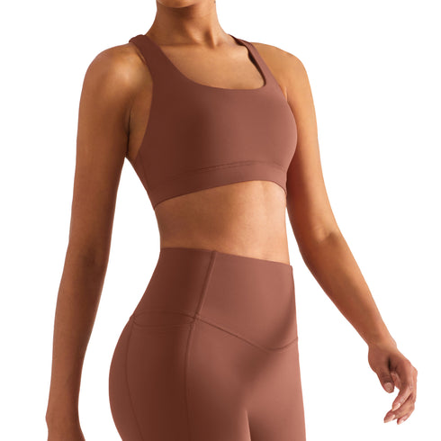 Women's Sports Running Criss Cross Back Sexy Bra