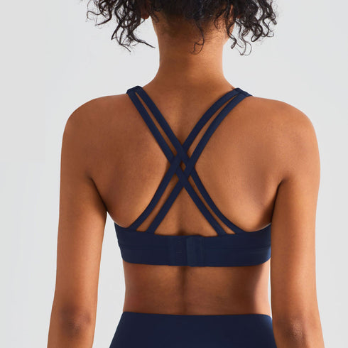 Women's Sports Running Criss Cross Back Sexy Bra