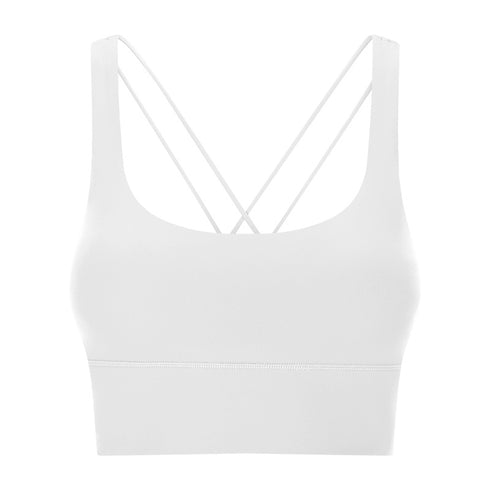 Women's Sports Sexy Crisscross Back Padded Workout Bra