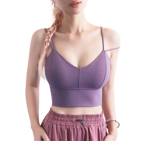 Women's Sports Spaghetti Strap High Quality Yoga Bra