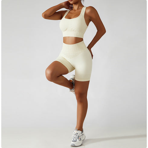 Women's Sports Tank Top Shorts Lift Hips Yoga Suits